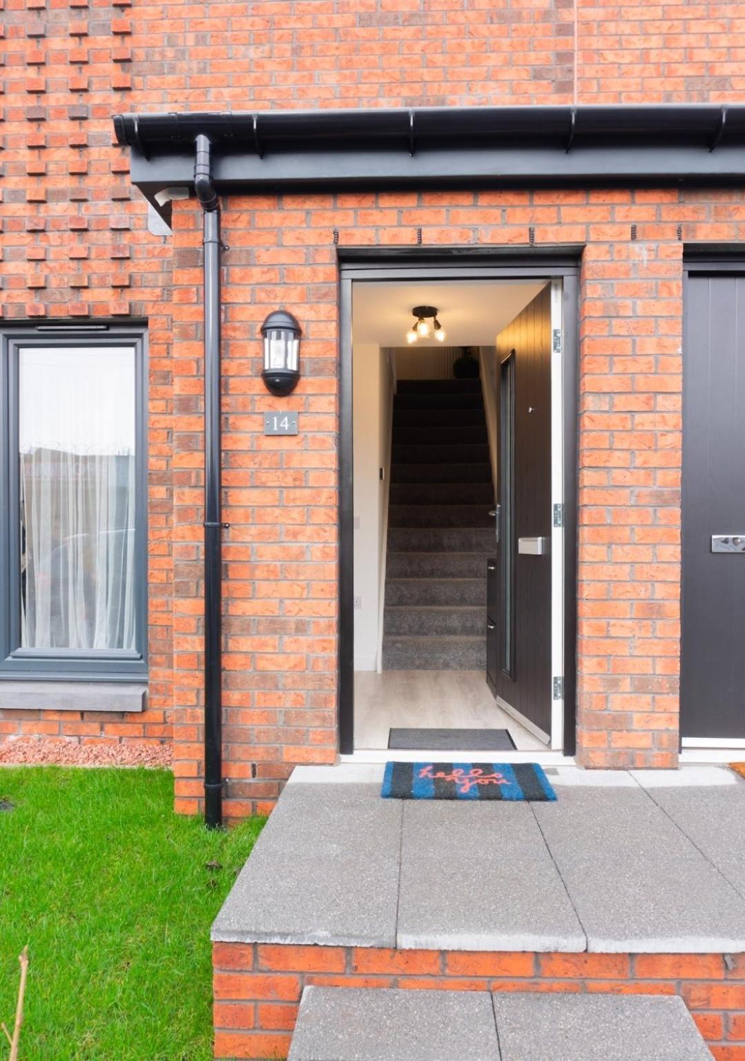 Stylish House With Private Parking Villa Glasgow Luaran gambar